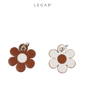 Wholesale Recycled Leather Flower Keychain Manufacturing In Vietnam