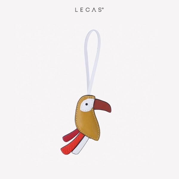 Wholesale Recycled Leather Parrot Shaped Keychain Manufacturing In Vietnam