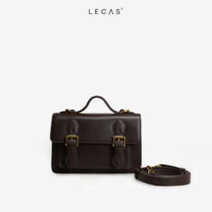 Classic Leather Satchel Crossbody Bag | Genuine Leather Handbag Manufacturer Vietnam